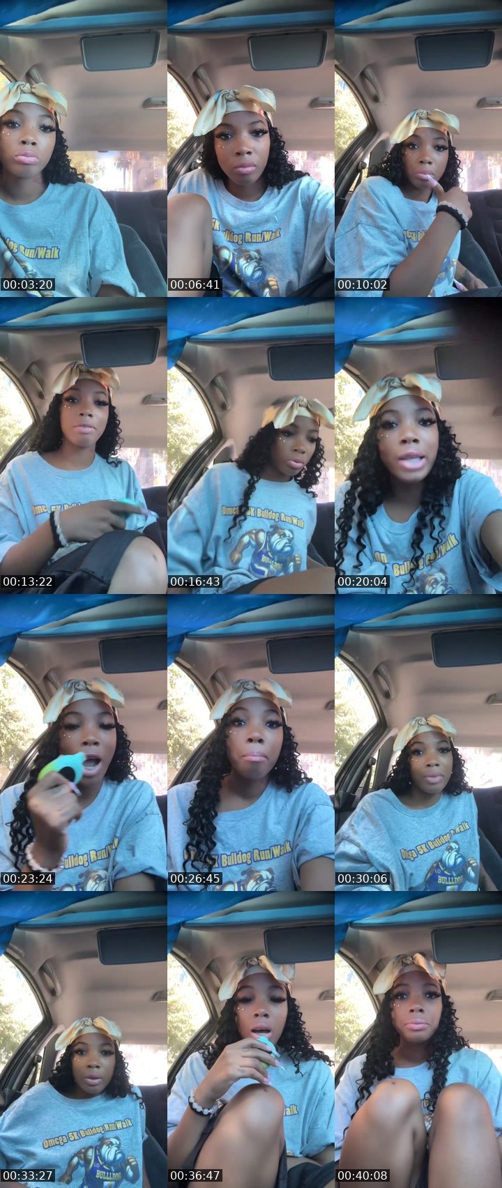 Contact-sheet preview of Sydbaby's Liveme recording