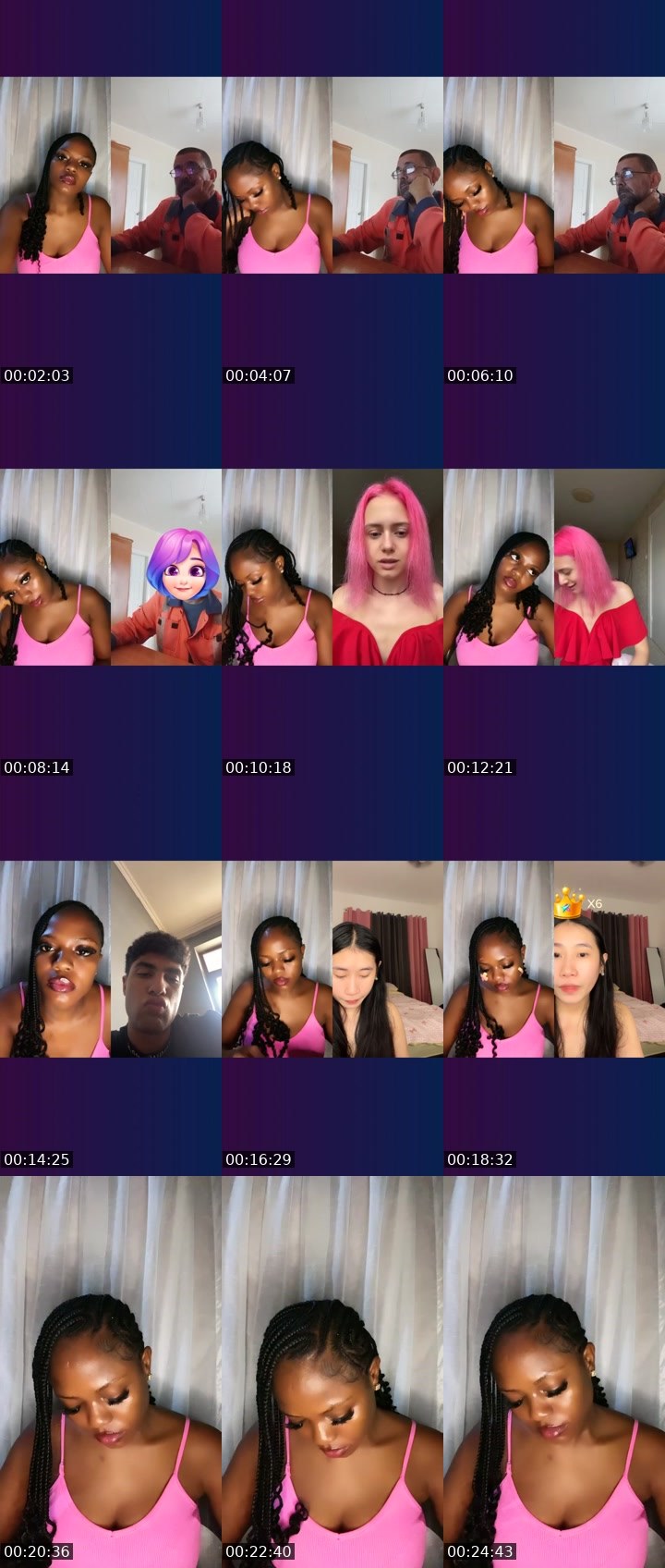 Contact-sheet preview of 🏛️Promz🍀🔆's Liveme recording