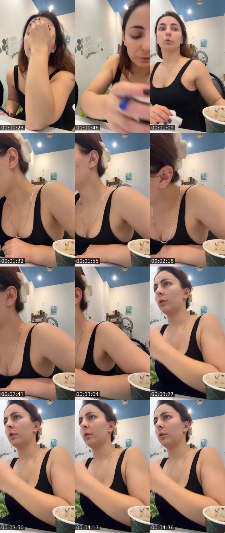Contact-sheet preview of Zaika🌺's Liveme recording