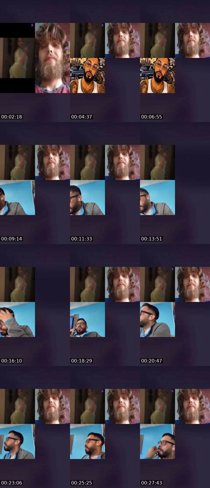 Contact-sheet preview of 🤍MightyWoman✝️'s Liveme recording