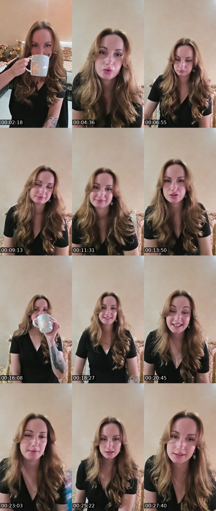 Contact-sheet preview of Elli TiTa's Liveme recording