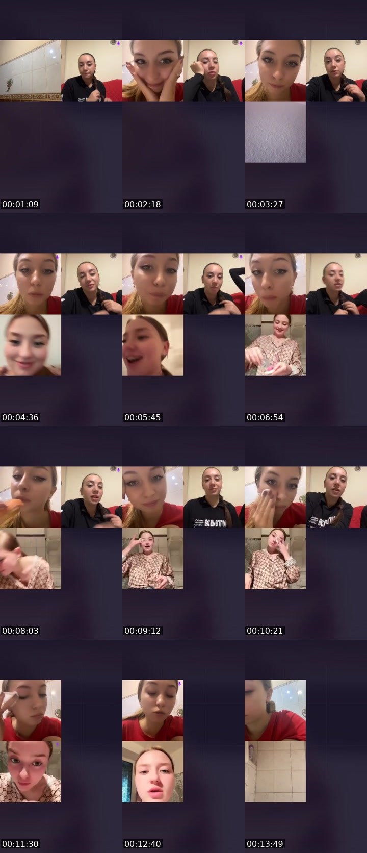 Contact-sheet preview of _🇧🇪Rapunzel🇺🇦's Liveme recording