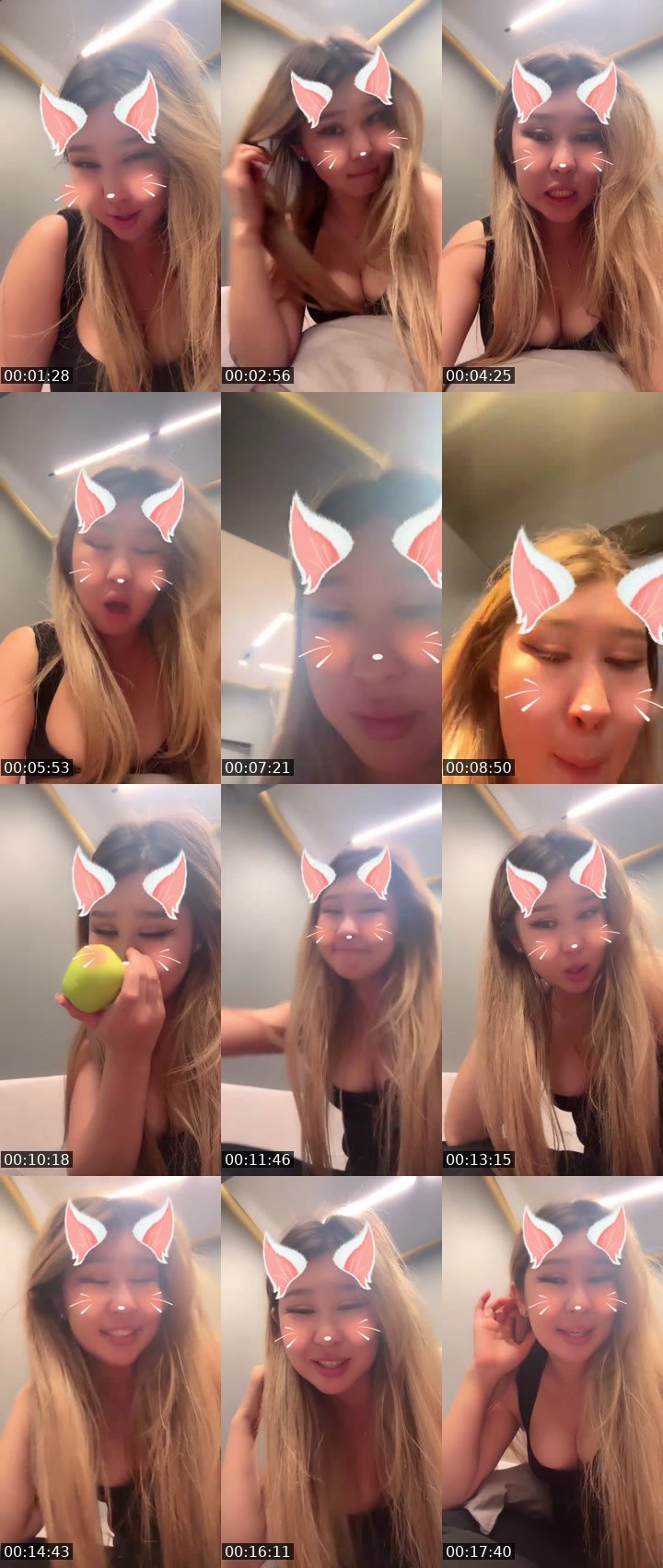 Contact-sheet preview of rishka01's Liveme recording