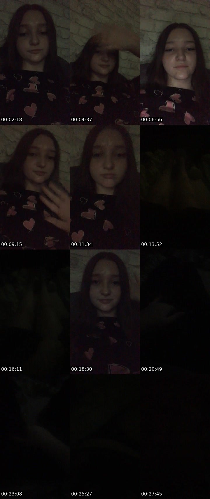Contact-sheet preview of Ксения's Liveme recording