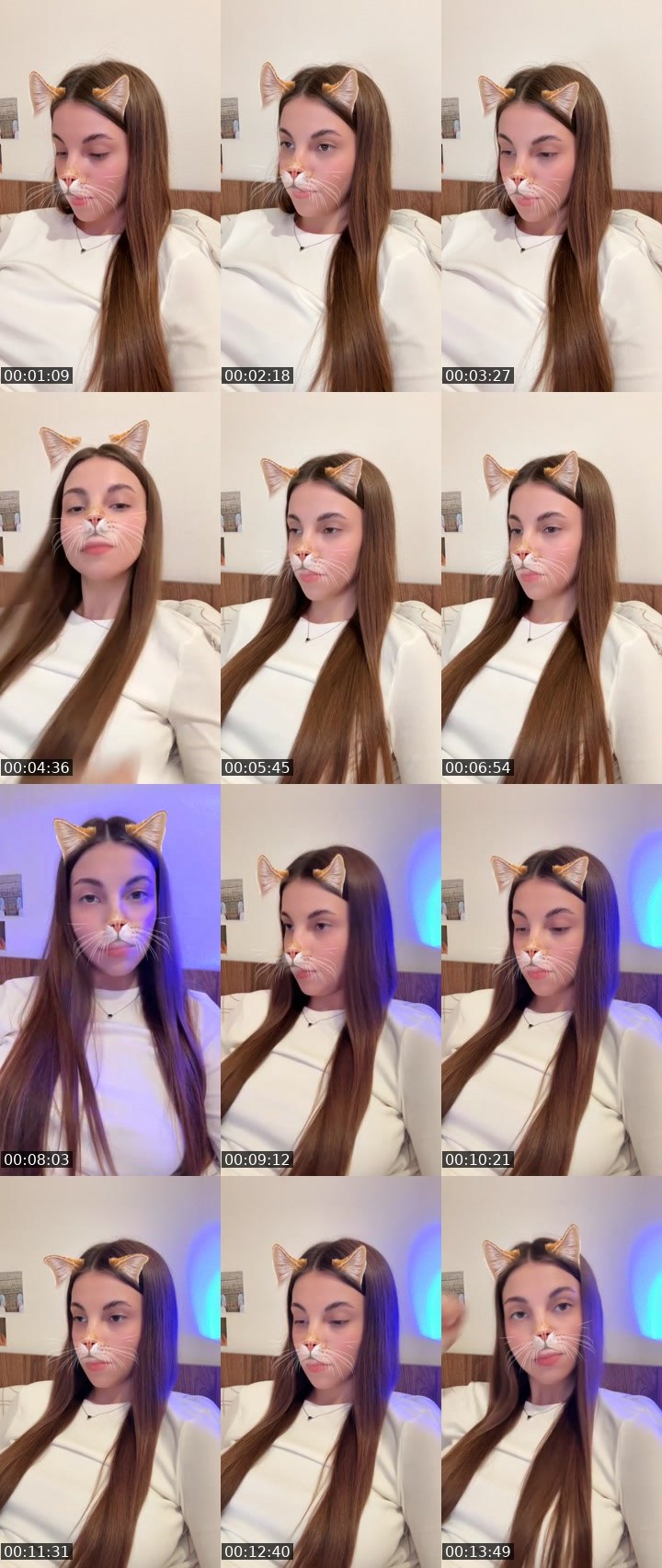 Contact-sheet preview of ℳ𝒶𝓁𝑒𝓃𝒶💋🇺🇦's Liveme recording