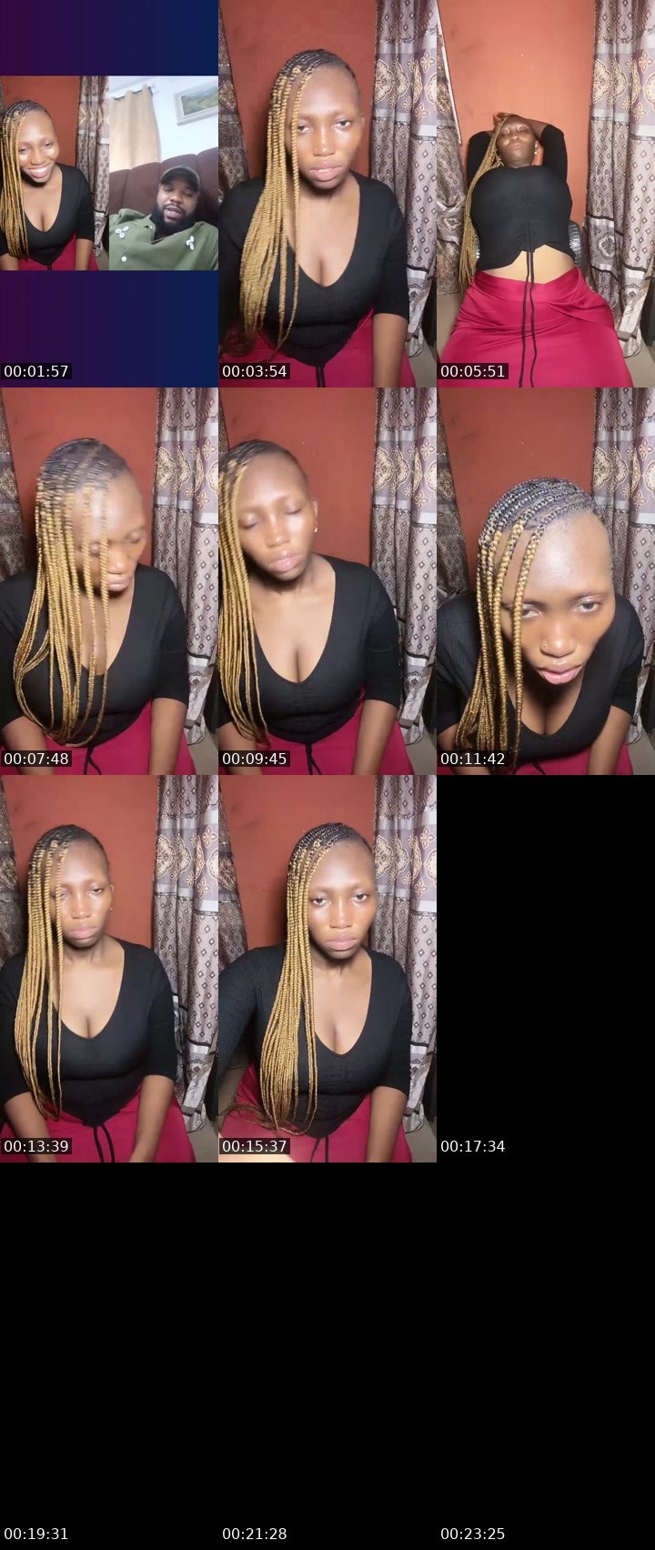 Contact-sheet preview of Zainab🕊️🎭's Liveme recording