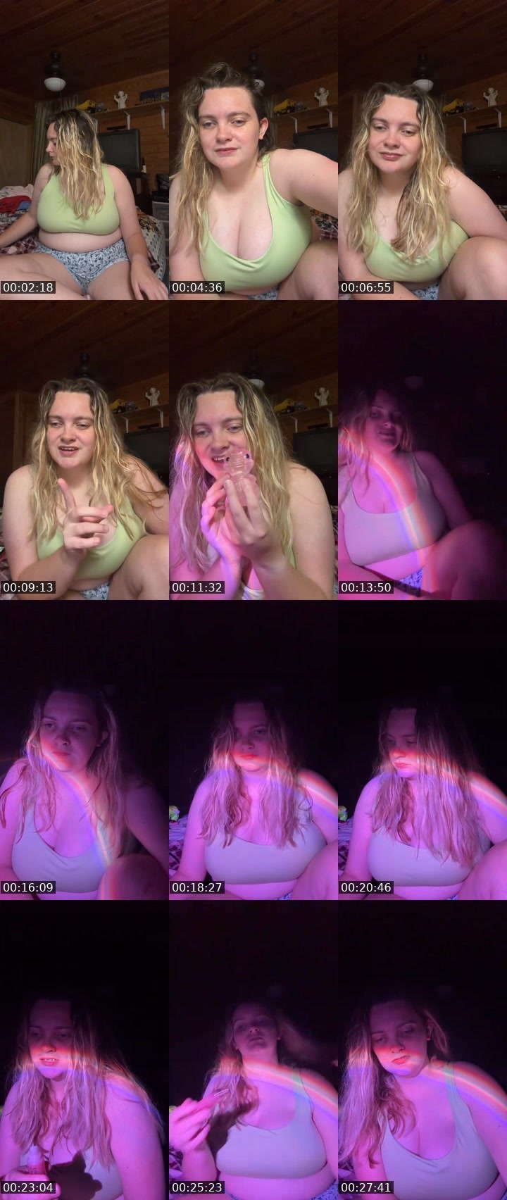 Contact-sheet preview of Megan Wallen's Liveme recording