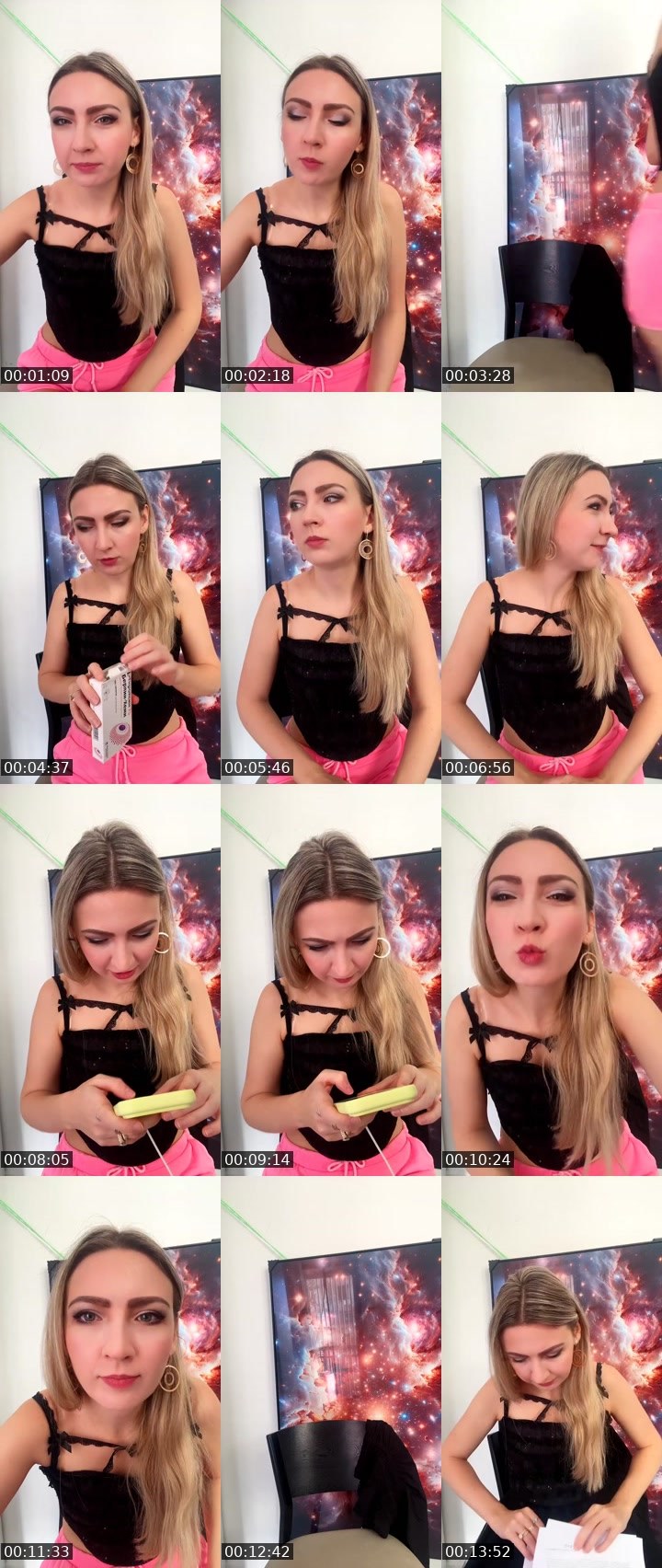 Contact-sheet preview of ♥️EvA🇷🇺's Liveme recording