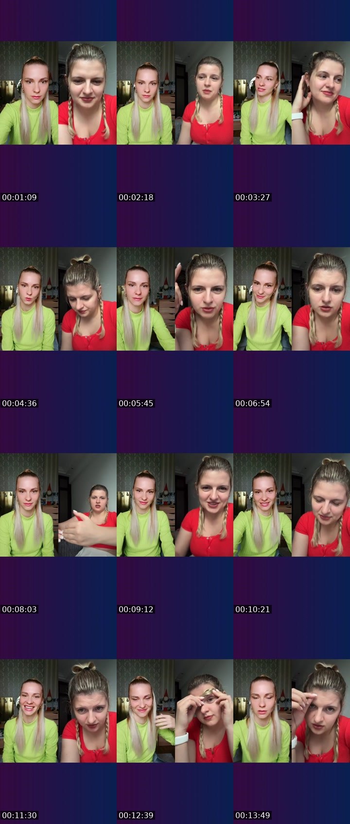 Contact-sheet preview of 🎀 Senorita 🎀's Liveme recording