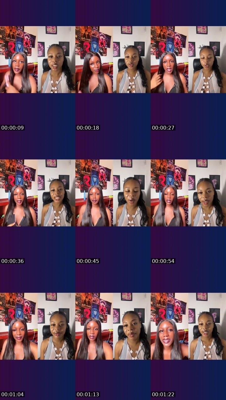 Contact-sheet preview of 💞 𝒟ℯ𝓁𝒾𝓁𝒶𝒽𝒽🧊's Liveme recording