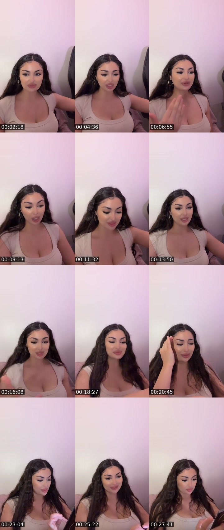 Contact-sheet preview of 🧿BlessSeii💕's Liveme recording