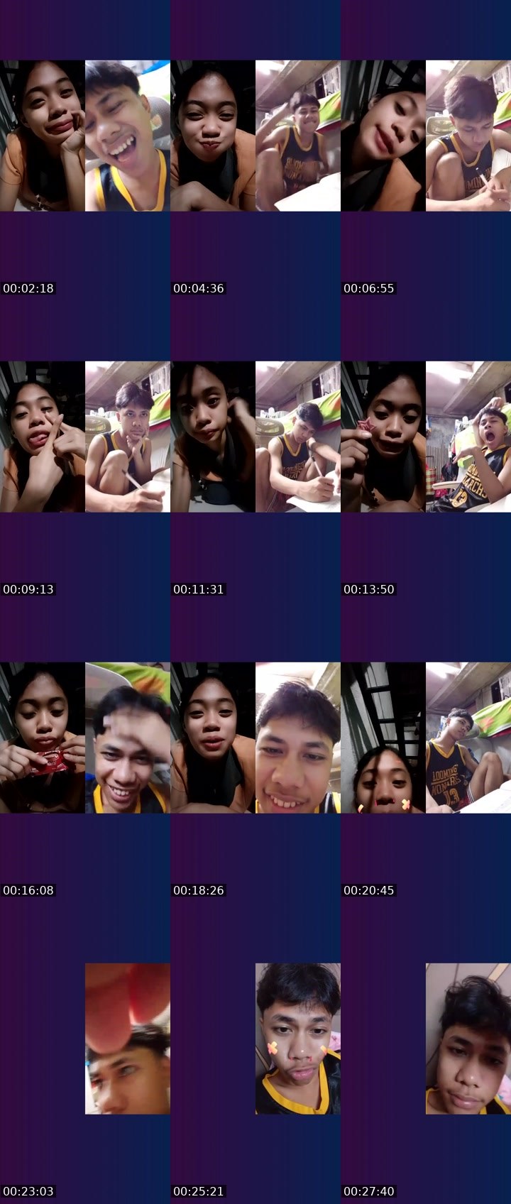 Contact-sheet preview of ♛ₚₕ rose✨'s Liveme recording