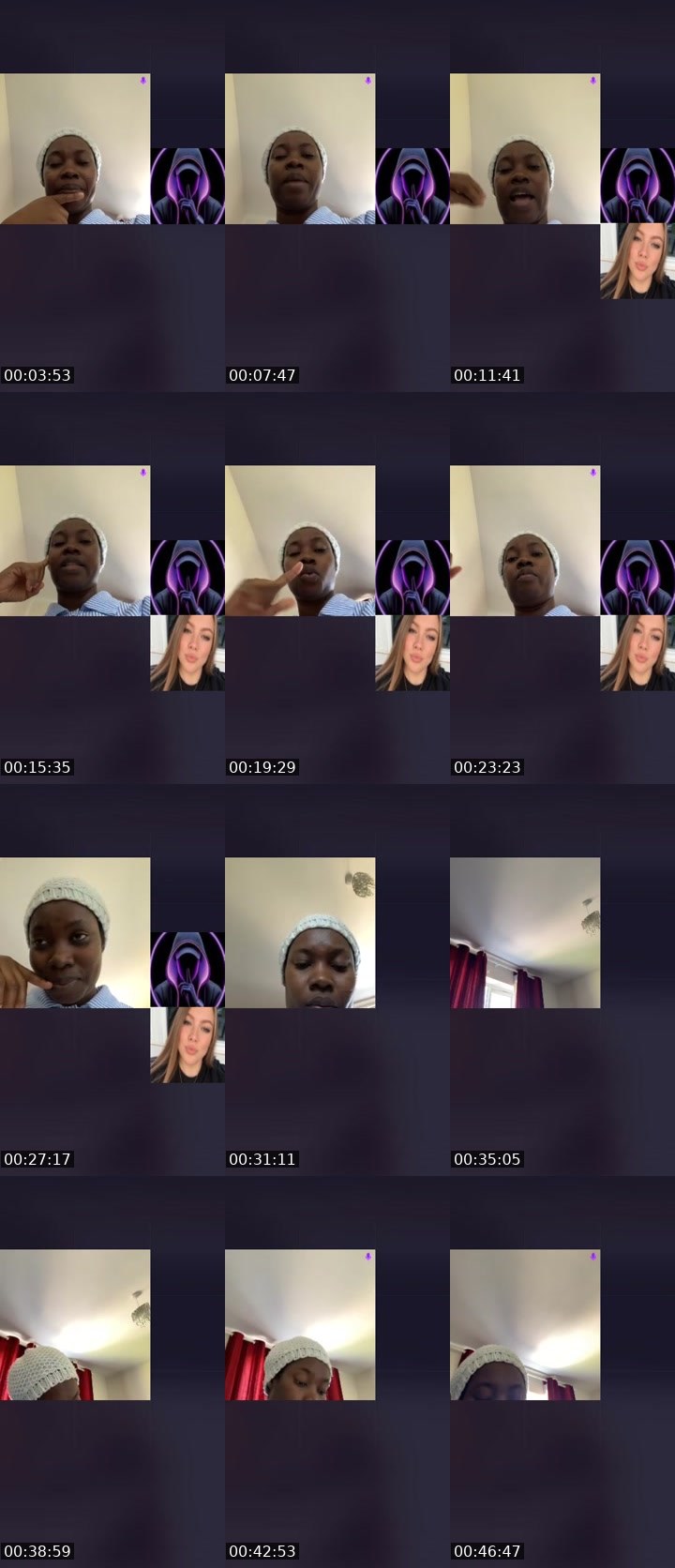 Contact-sheet preview of JeSuS SaVes 15450's Liveme recording