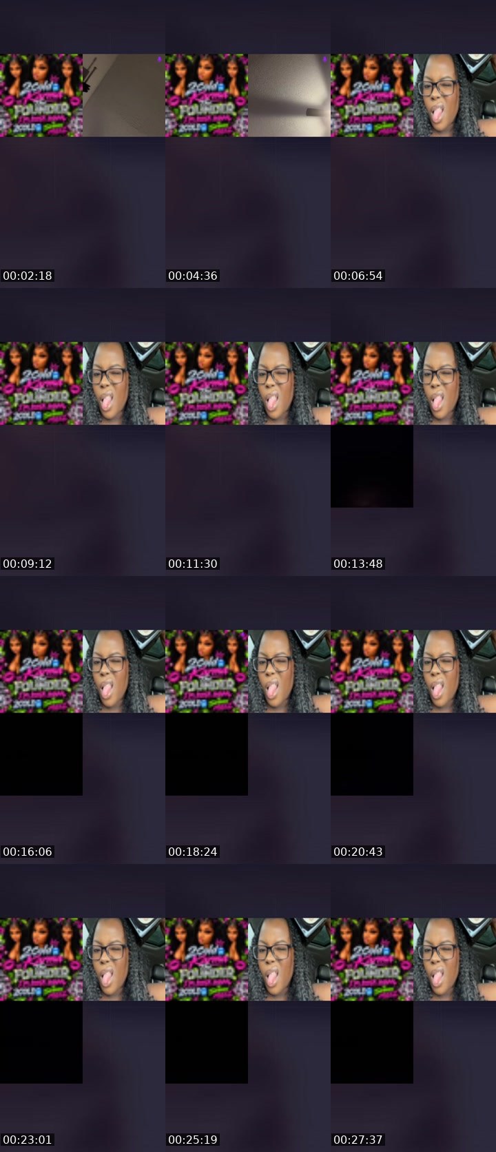 Contact-sheet preview of 2Cold🥶Kãrmã's Liveme recording