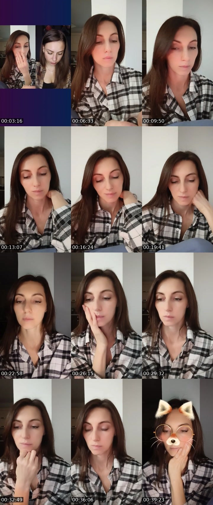 Contact-sheet preview of 💯Oly's Liveme recording
