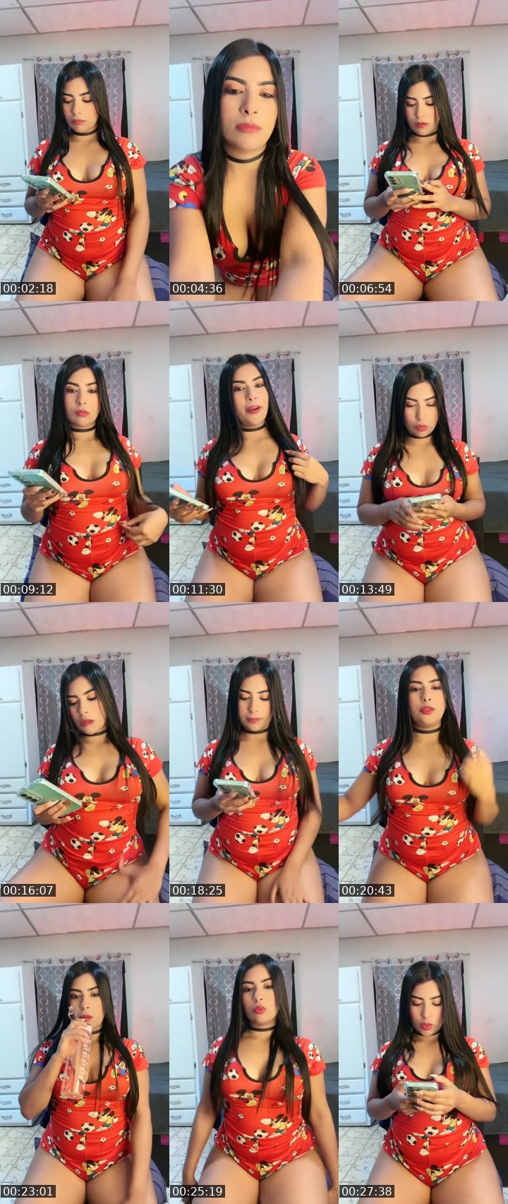 Contact-sheet preview of ☁️Ms. April🔮's Liveme recording