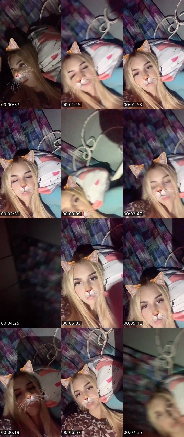 Contact-sheet preview of 🌖⋆Danna 50k👸🏼💘's Liveme recording