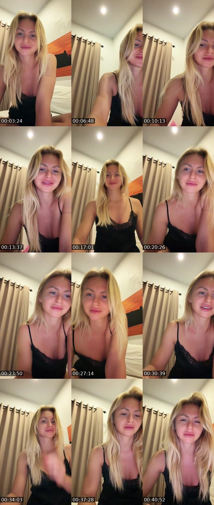 Contact-sheet preview of YogaDivaAnastasiia's Liveme recording