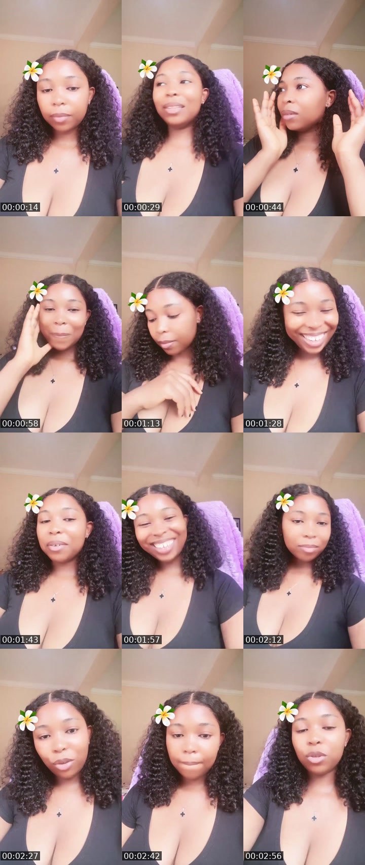 Contact-sheet preview of D!NN£R♥️🦋🏦's Liveme recording