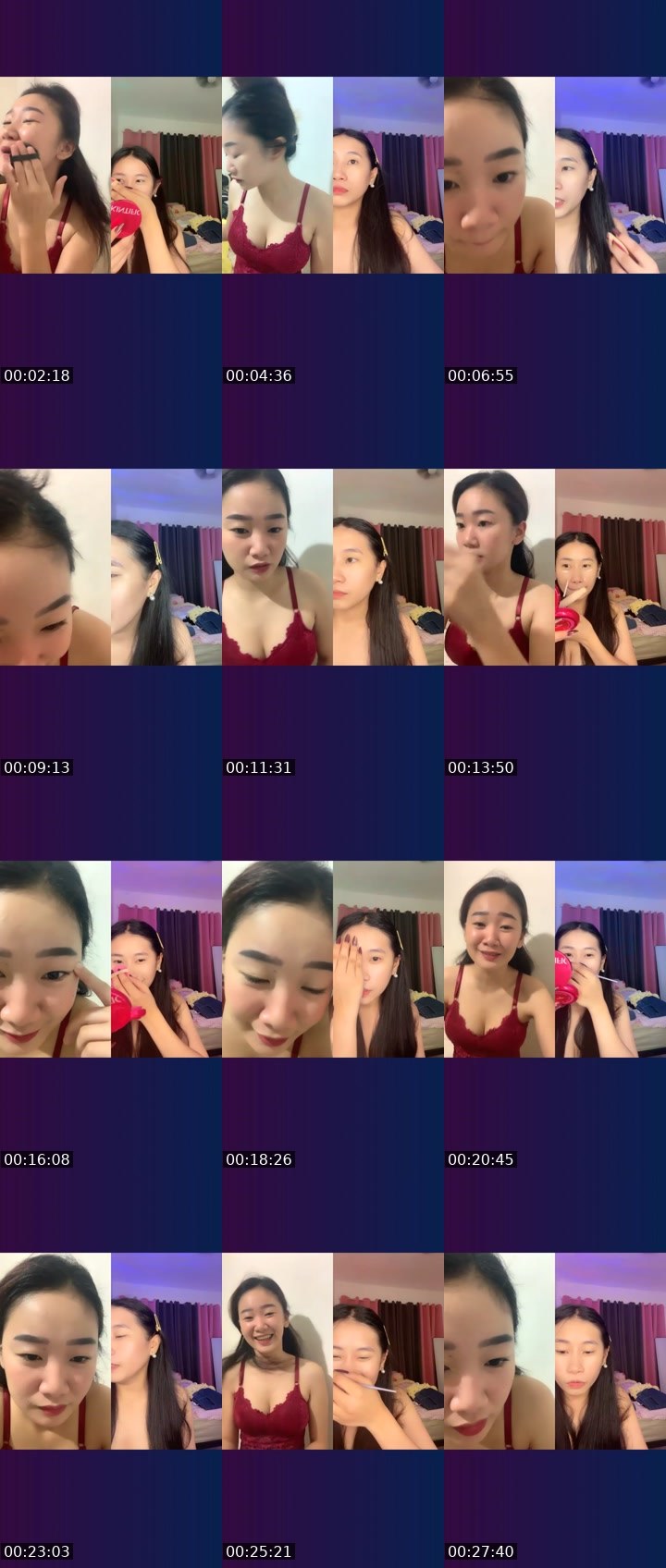 Contact-sheet preview of 👸🏻𝓩𝓪𝓯𝓲𝓻𝓪🌼's Liveme recording