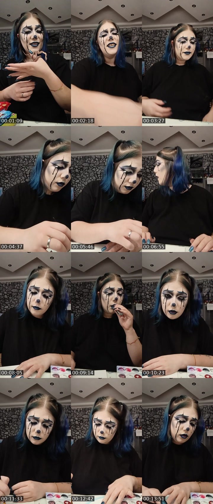 Contact-sheet preview of Lin❤'s Liveme recording