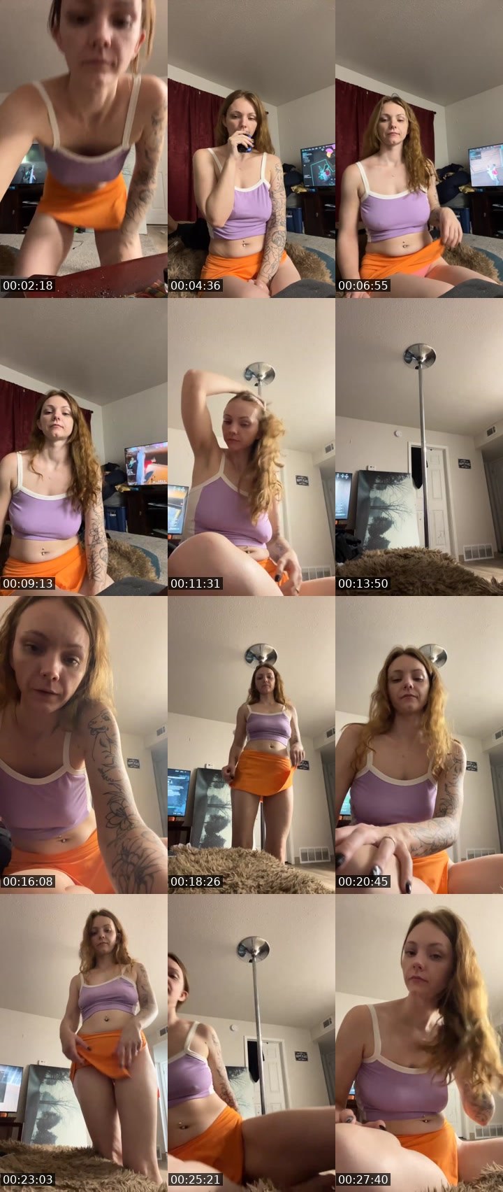 Contact-sheet preview of Freakyredkelsie's Liveme recording