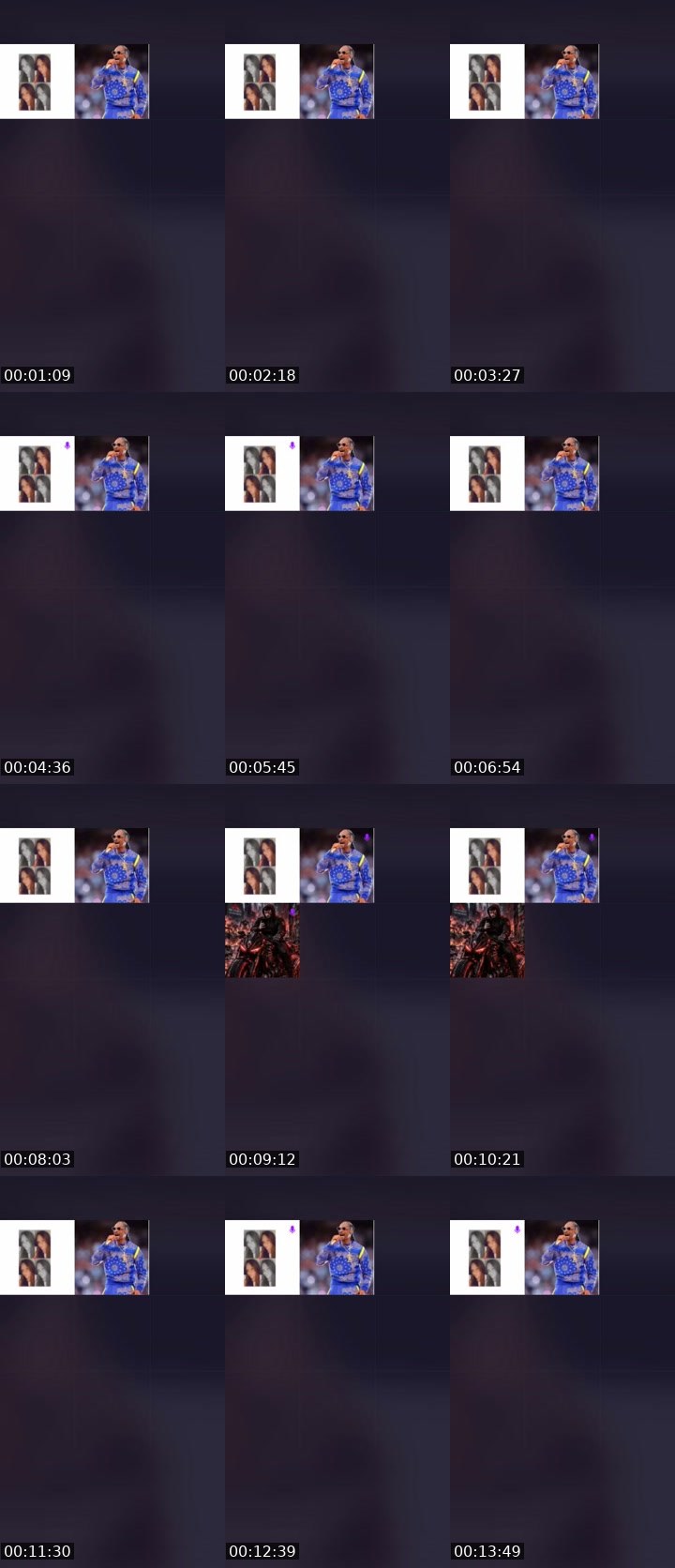 Contact-sheet preview of ᥫ᭡ jade ᥫ᭡'s Liveme recording