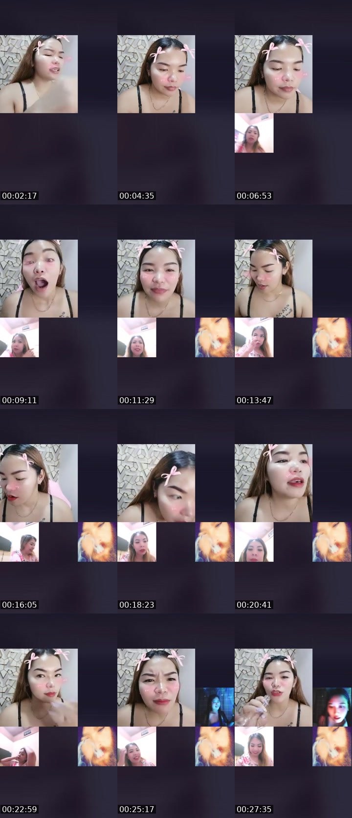 Contact-sheet preview of 🌶17KJULZ28 🍀's Liveme recording