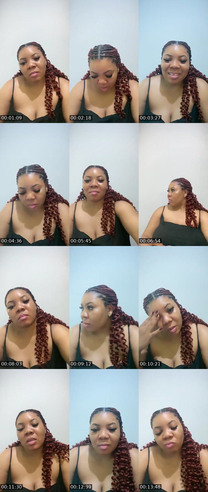 Contact-sheet preview of 🍭🅰️my Lilly🥛🎀✊🏾's Liveme recording