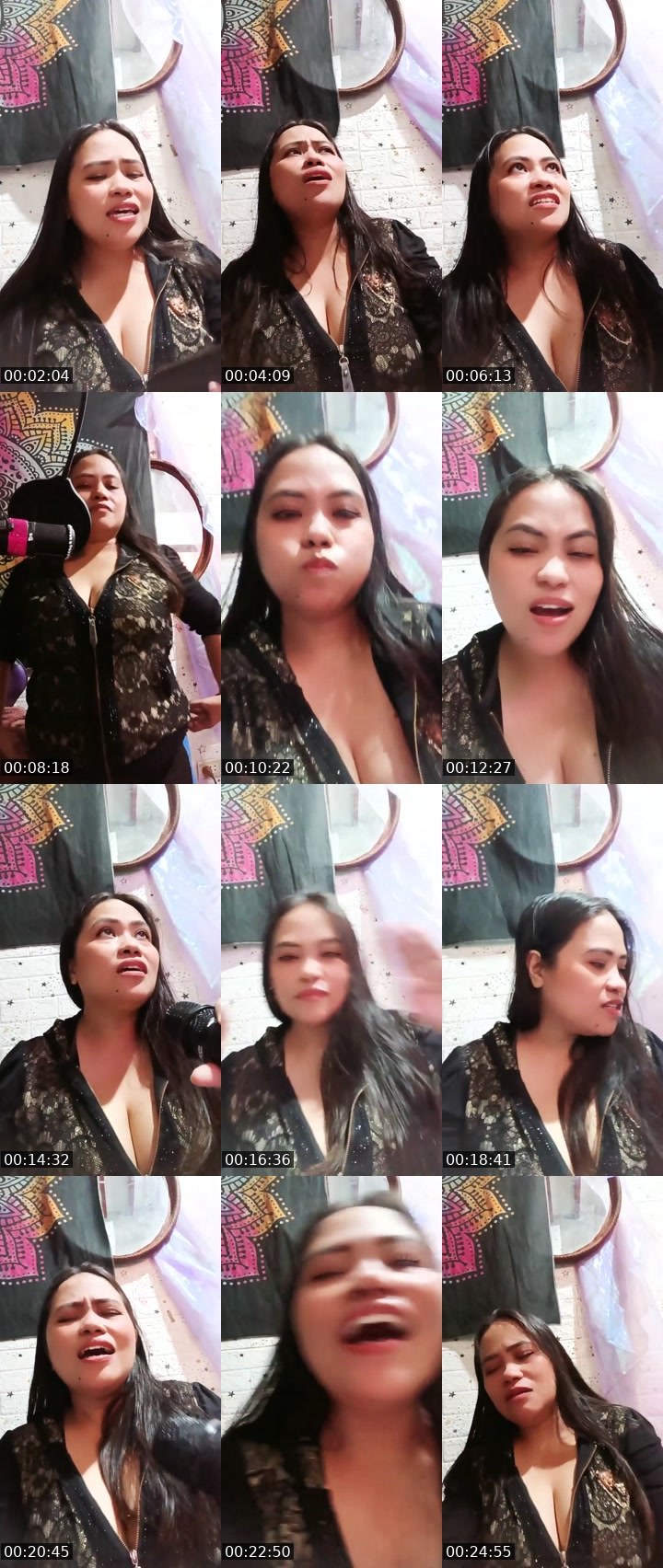 Contact-sheet preview of 🏄Louise🌐👏's Liveme recording