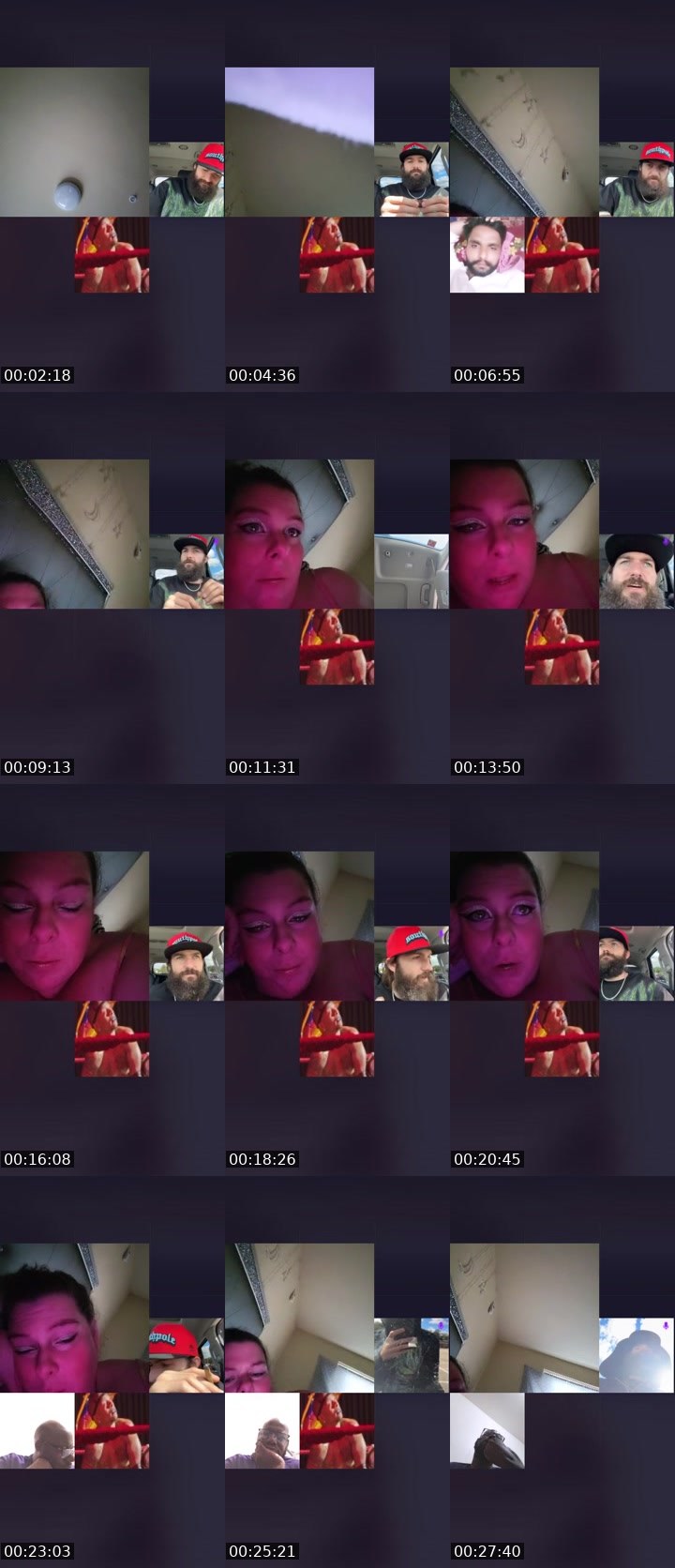 Contact-sheet preview of SPICY STRAWBERRY's Liveme recording