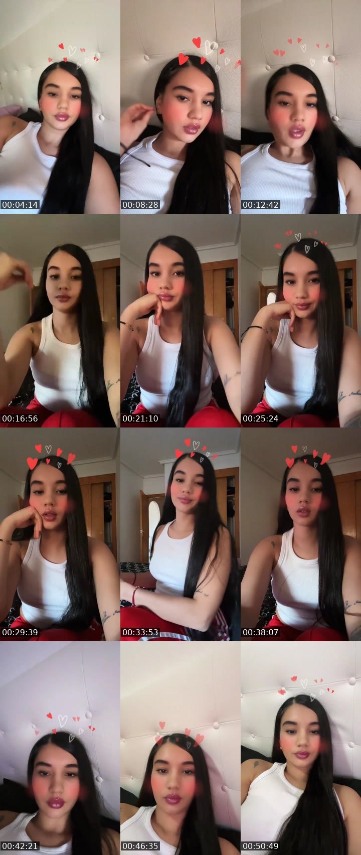 Contact-sheet preview of ✨🌩️𝓛𝓮𝓲𝓭𝔂❤️‍🔥✨'s Liveme recording