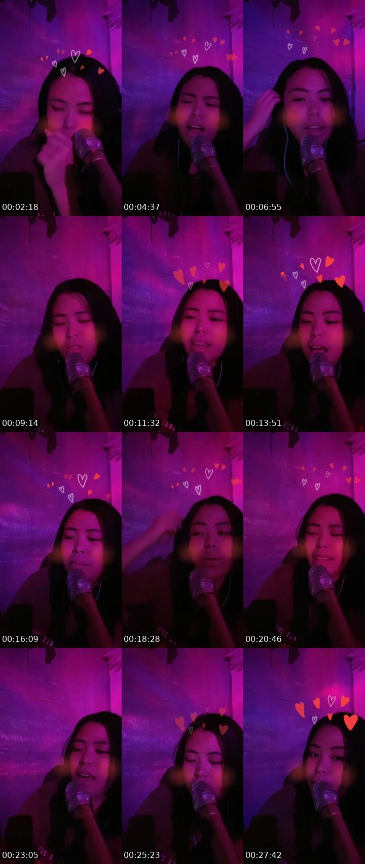 Contact-sheet preview of ᴺᴾLuna🍓 ×̷̷͜×̷ ༘'s Liveme recording