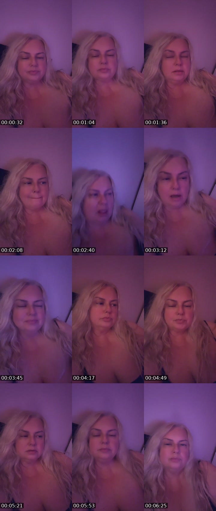 Contact-sheet preview of Lory Velvet🌹💋's Liveme recording