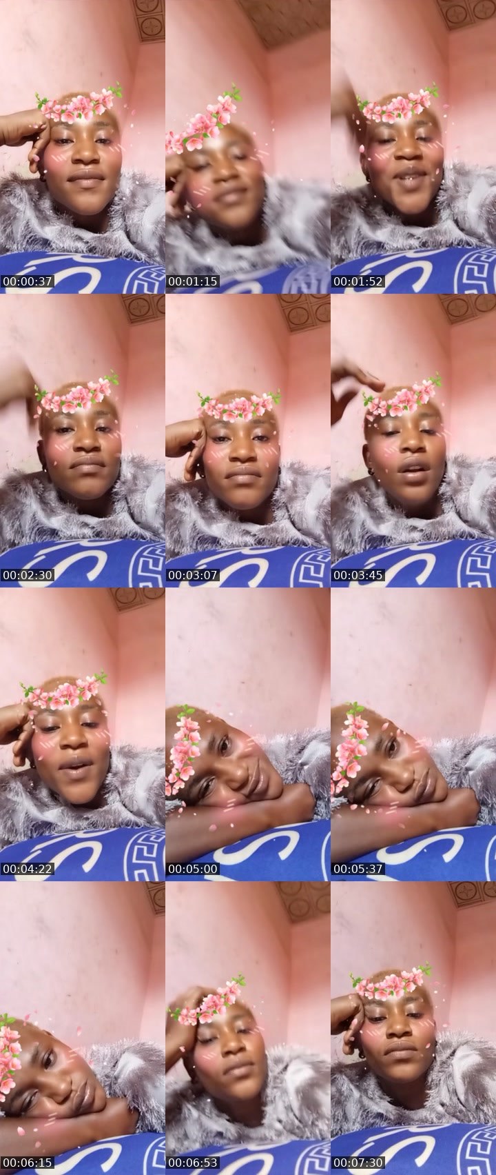 Contact-sheet preview of HBD✨Sweet pea✨🎂's Liveme recording