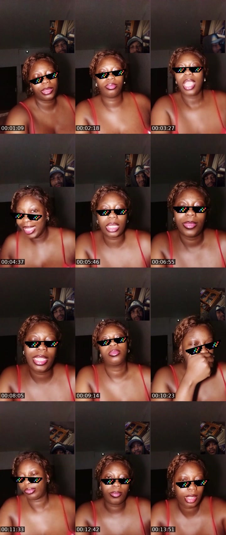 Contact-sheet preview of 😈Gee🕊Mama💜's Liveme recording