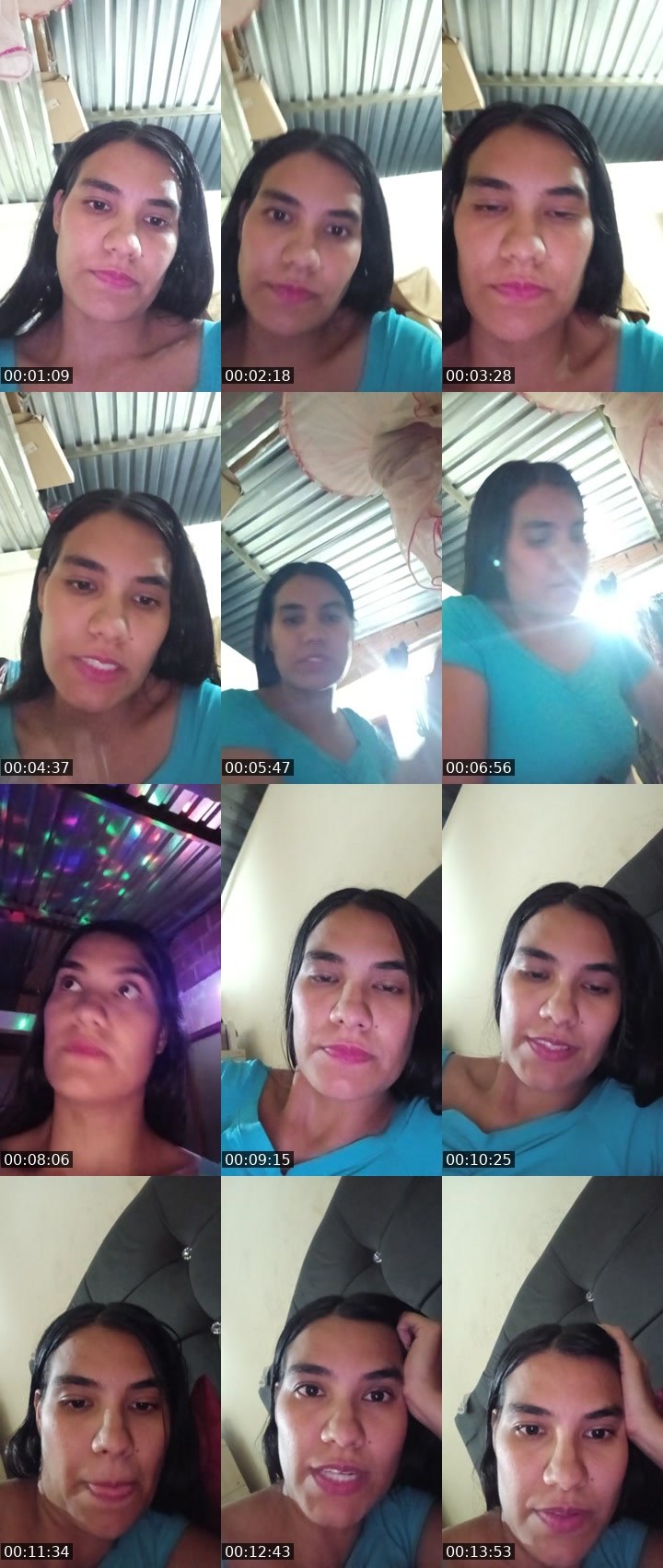 Contact-sheet preview of maribel moreno amaya's Liveme recording