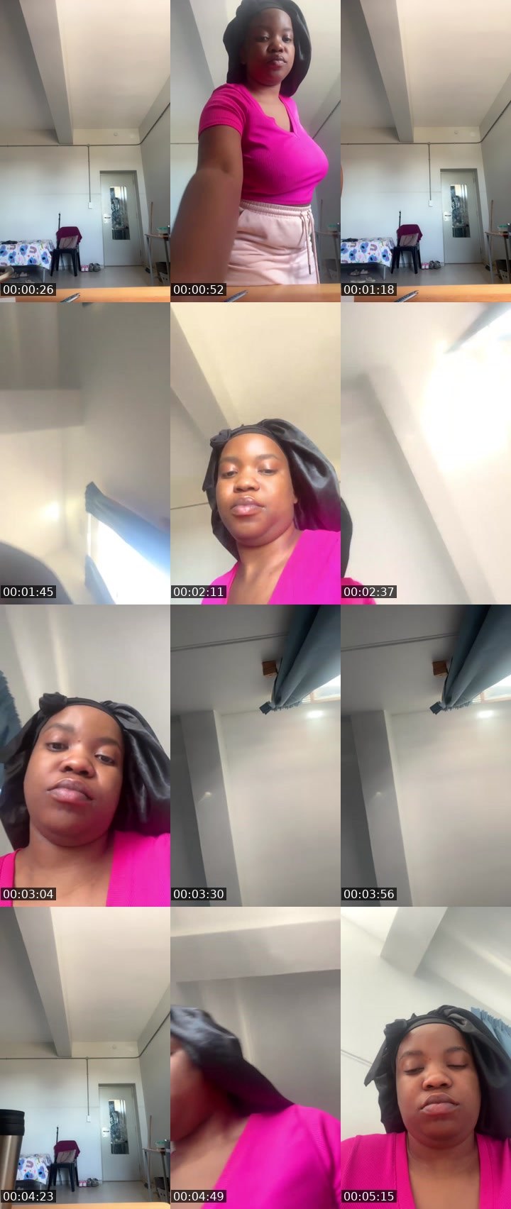Contact-sheet preview of Mini Cee's Liveme recording