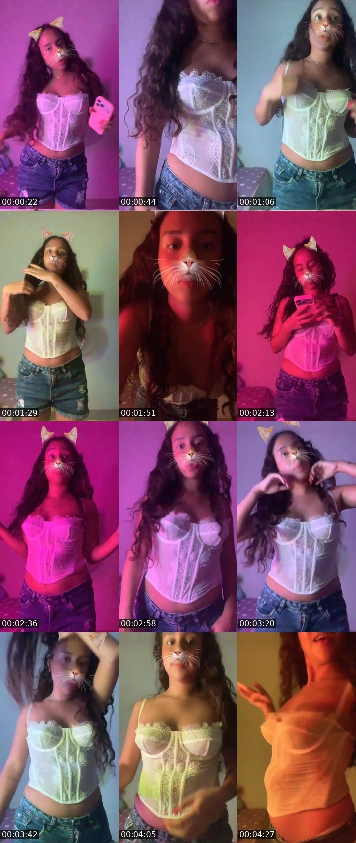 Contact-sheet preview of Dₐₕᵢₐₙₐ ~🌸😈's Liveme recording