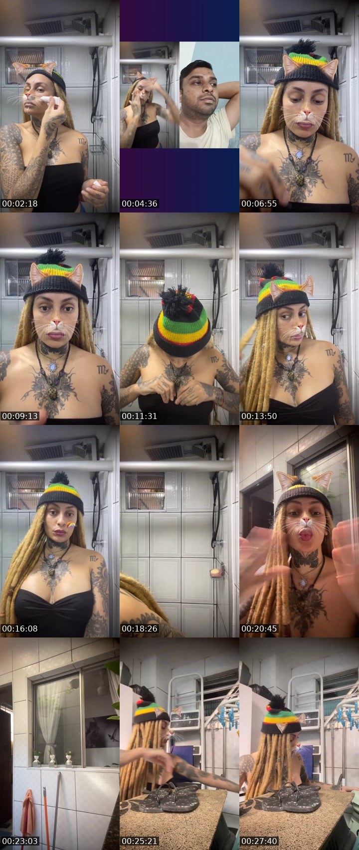 Contact-sheet preview of Jhey_Dread's Liveme recording
