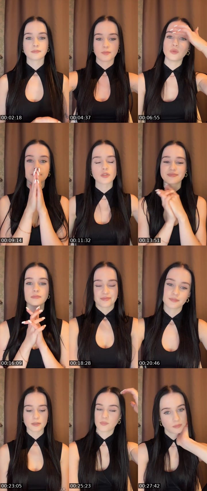 Contact-sheet preview of Stasy🌟's Liveme recording