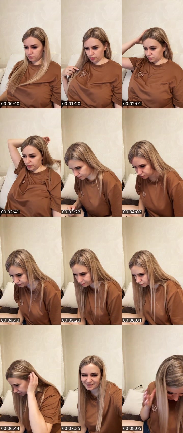 Contact-sheet preview of 12K💎Teacher Natalia's Liveme recording