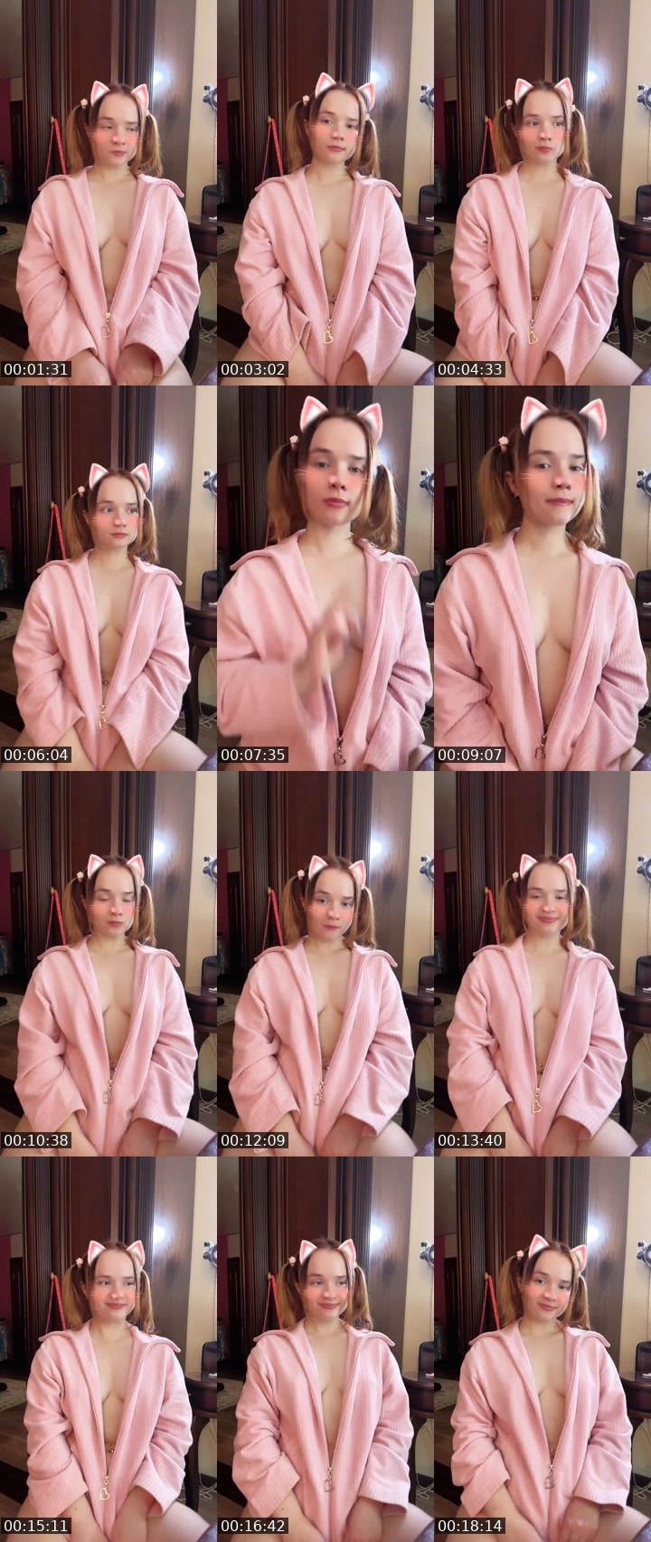 Contact-sheet preview of Tanya Oink-Oink's Liveme recording