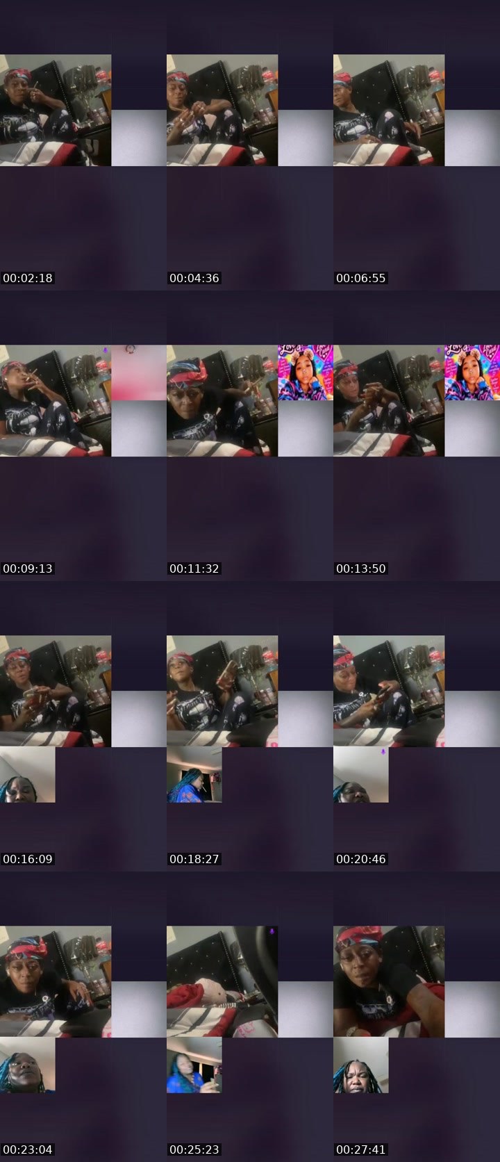 Contact-sheet preview of Snatch꧁꧂b💰ddie💨🧈's Liveme recording