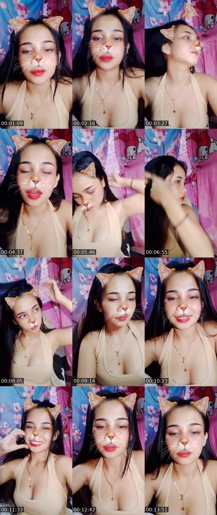 Contact-sheet preview of 👸jess🦄's Liveme recording
