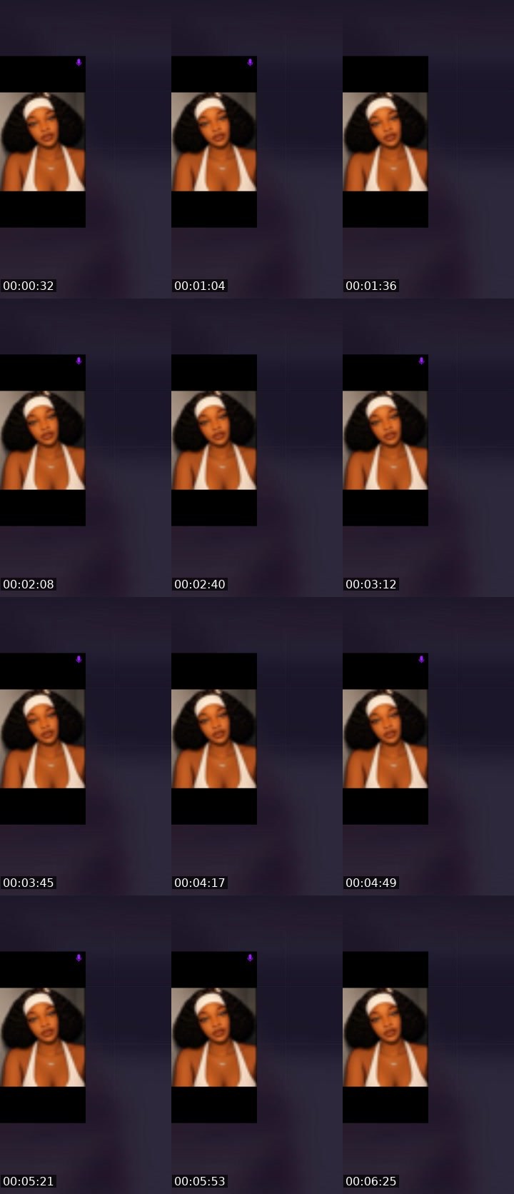 Contact-sheet preview of 4k🐺ℬ𝒜ℬ𝒴 𝒱ℰℰ𝒱💫's Liveme recording