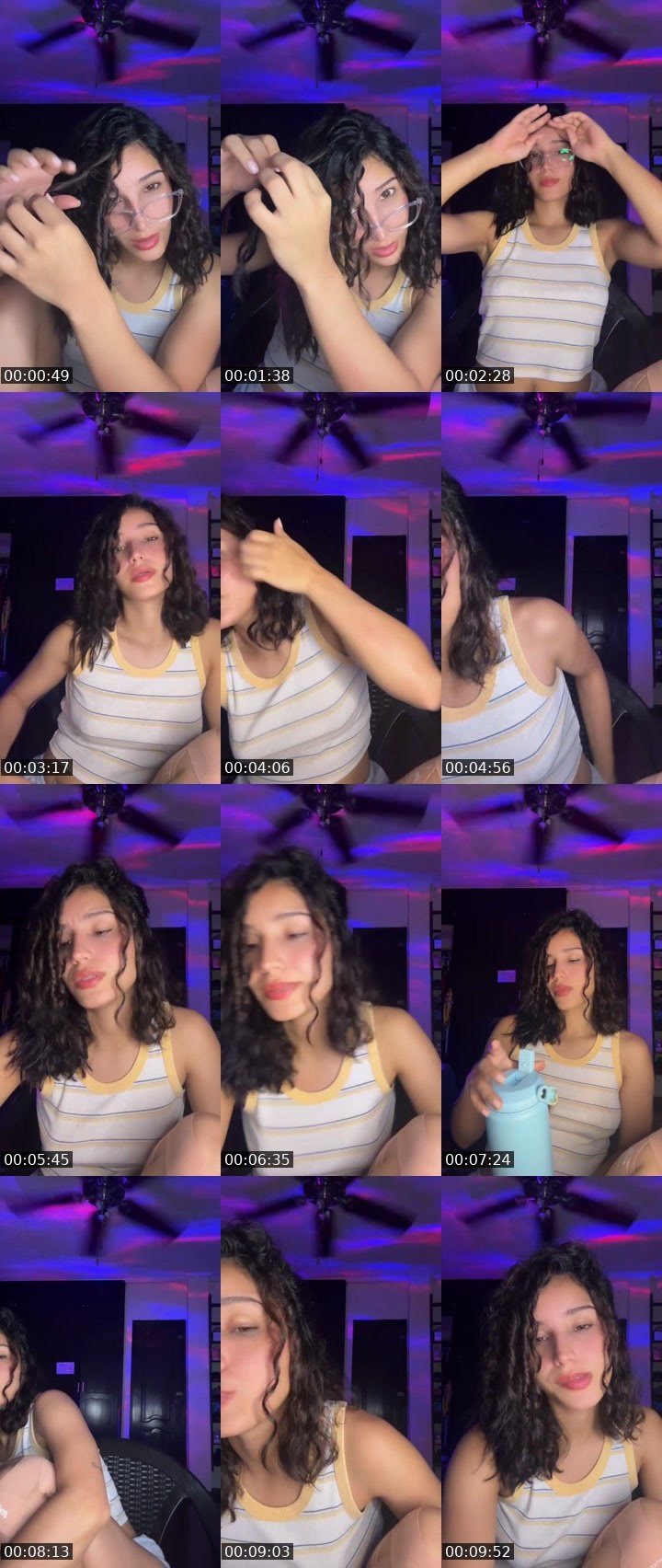 Contact-sheet preview of 💙Haydy💠's Liveme recording
