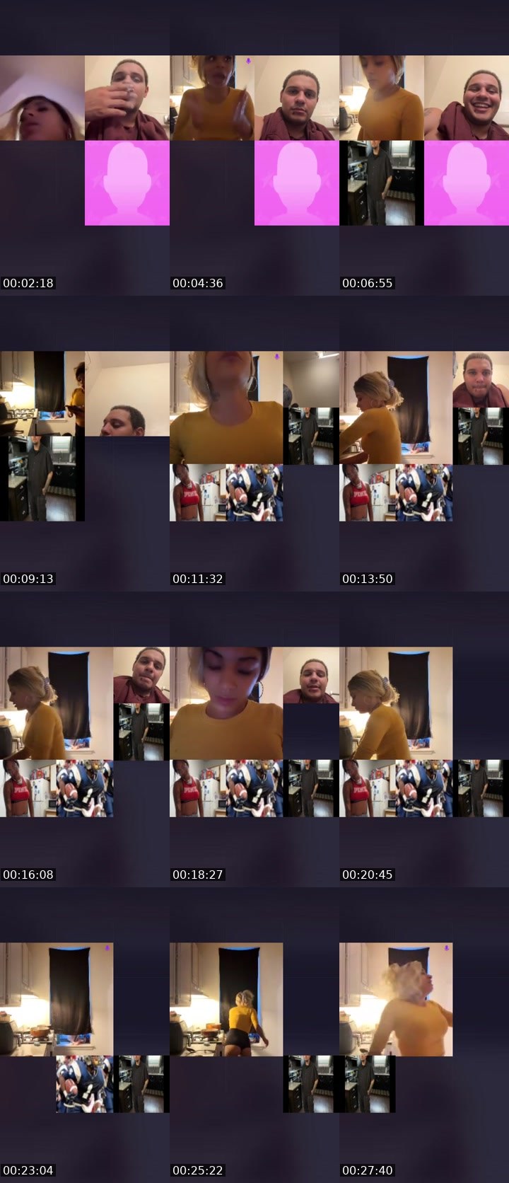 Contact-sheet preview of 💨ĐɆ₴₴łɆ฿₳฿ł🥂's Liveme recording