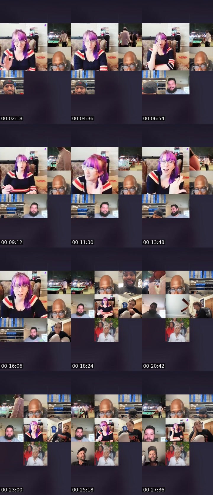 Contact-sheet preview of 🅰️J🍸🐙🧜‍♀️'s Liveme recording