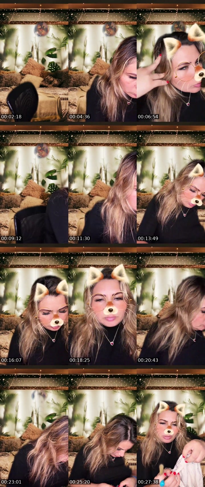 Contact-sheet preview of 🌋𝕃𝔼𝔸ꃃ 🪷 🇸🇻➶🖤's Liveme recording